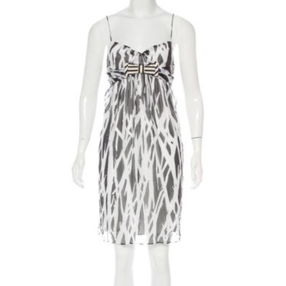 Diane Von Fürstenberg Silk Zebra Print Dress